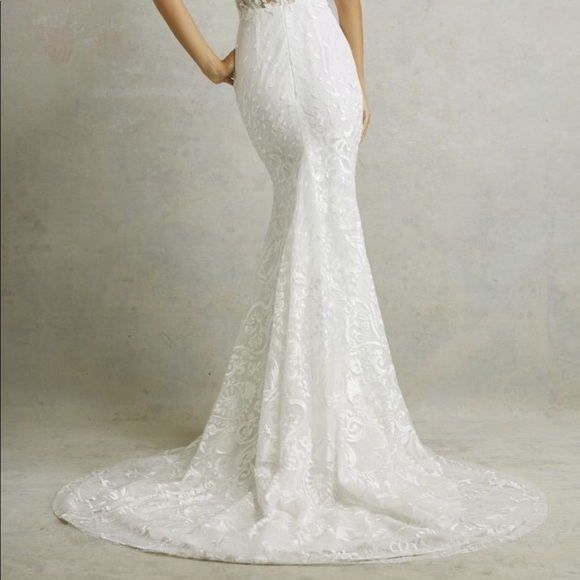 Tara Lauren Farrow wedding gown size 0 - Picture 3 of 5